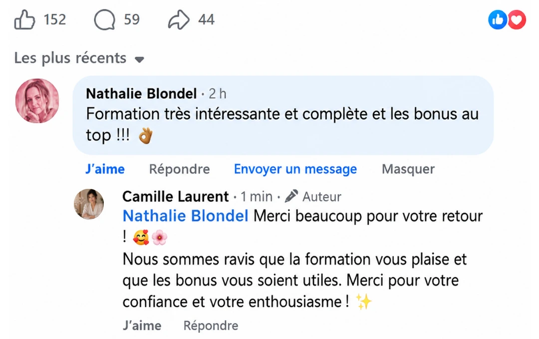 Témoignage d'une élève de la Méthode Sakura