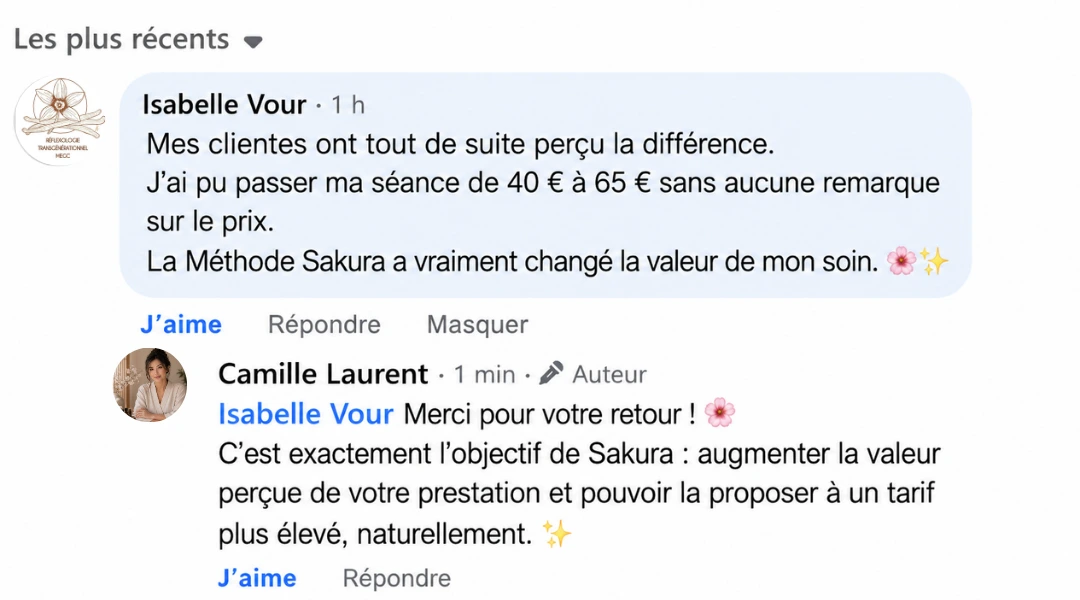Témoignage d'une élève de la Méthode Sakura